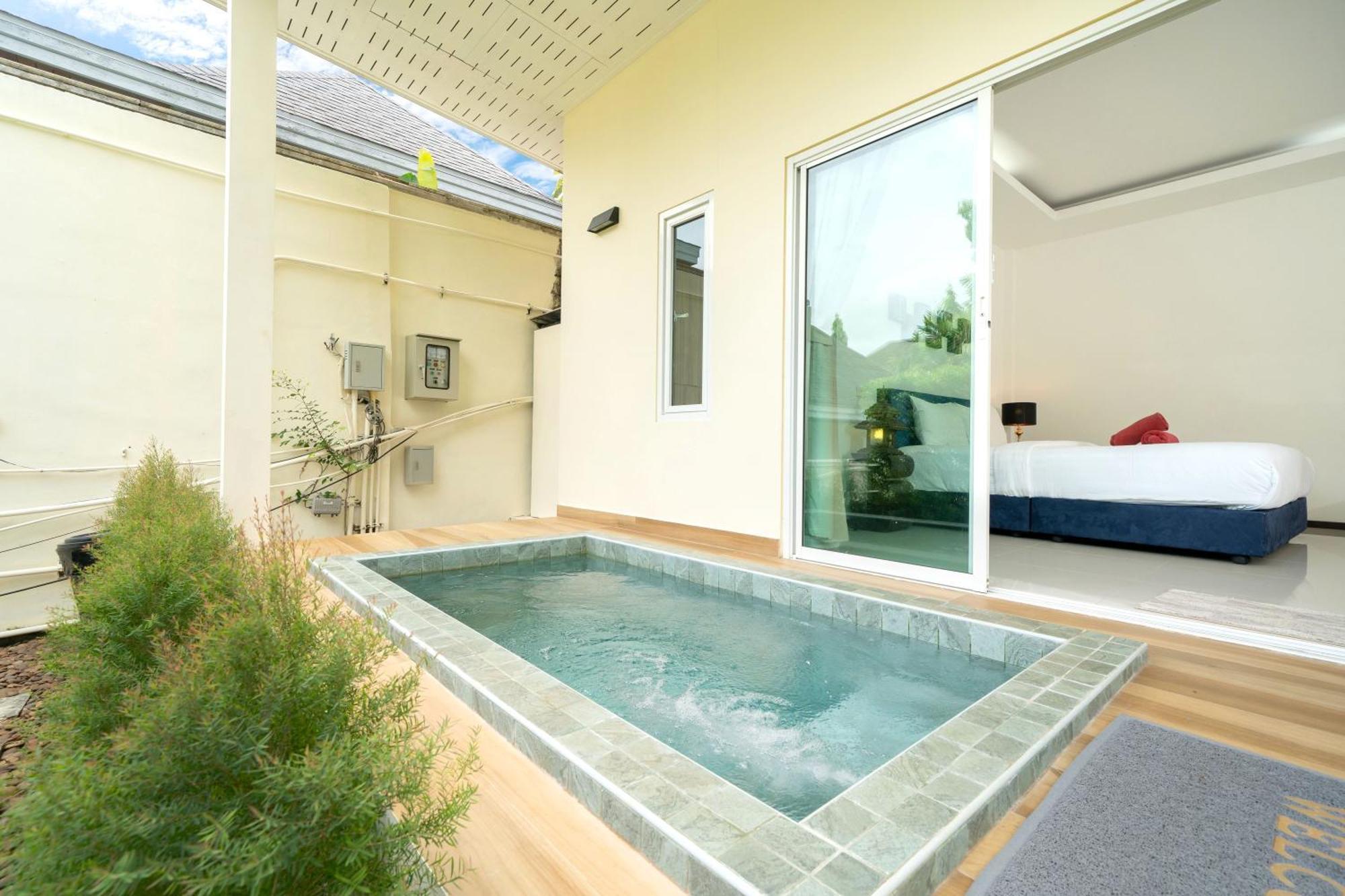 Oxavia Garden Oasis In Nai Harn - Your Private Tropical Garden With 3 Cabins And Jacuzzi Rawai ภายนอก รูปภาพ