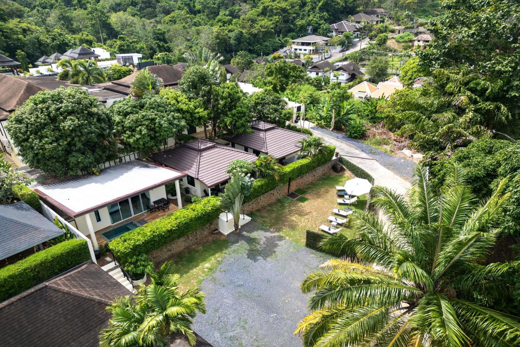 Oxavia Garden Oasis In Nai Harn - Your Private Tropical Garden With 3 Cabins And Jacuzzi Rawai ภายนอก รูปภาพ