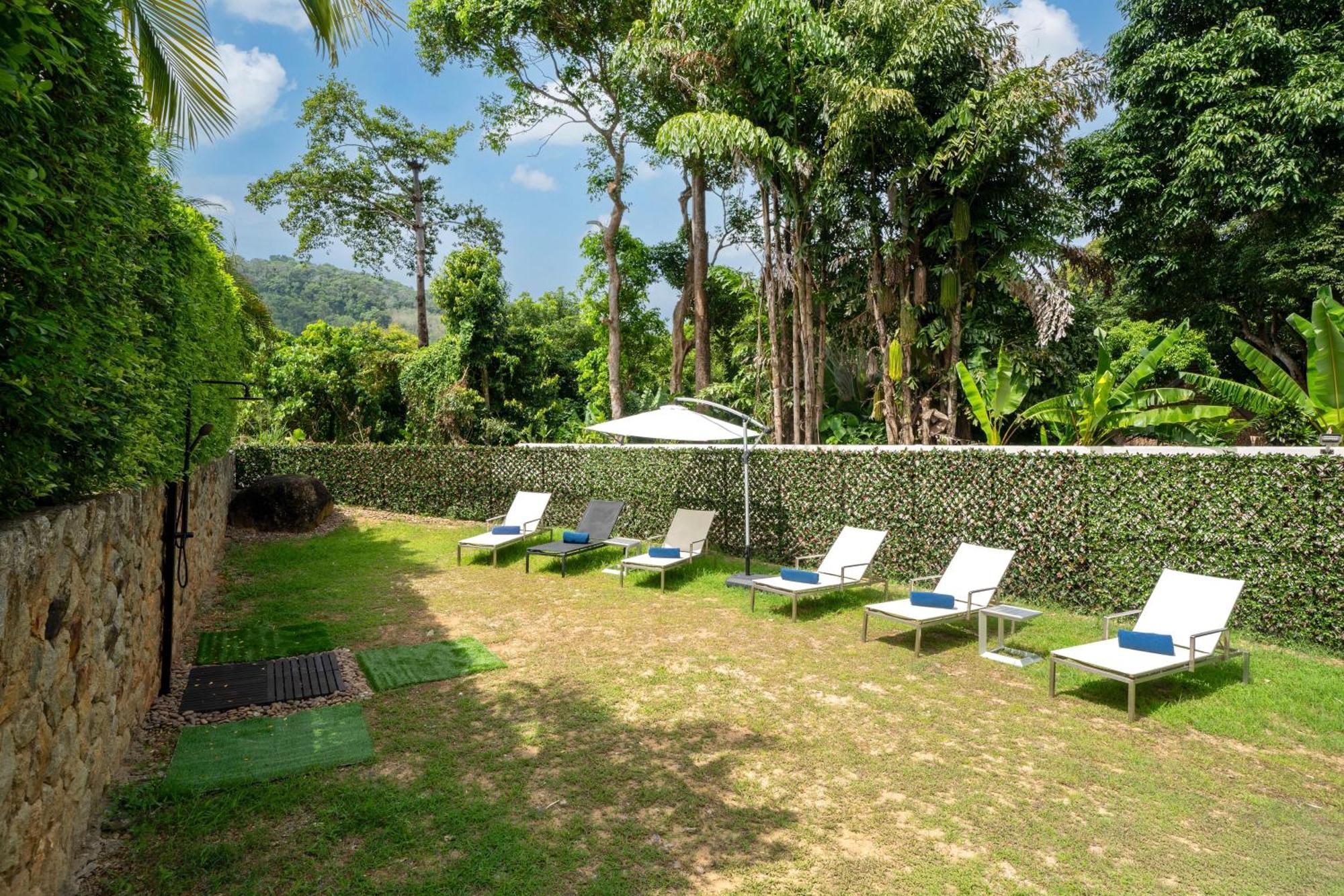 Oxavia Garden Oasis In Nai Harn - Your Private Tropical Garden With 3 Cabins And Jacuzzi Rawai ภายนอก รูปภาพ